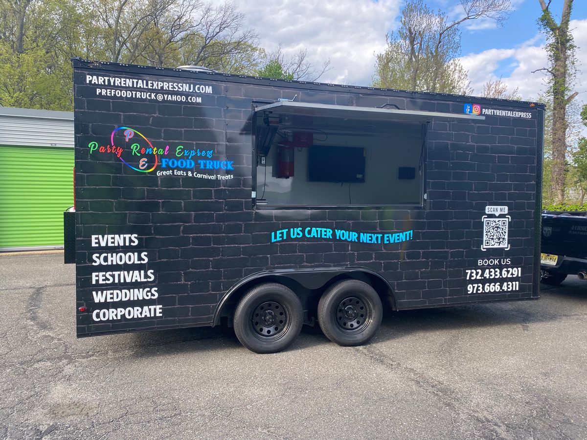 Party Rental Express Food Truck Edison Roaming Hunger