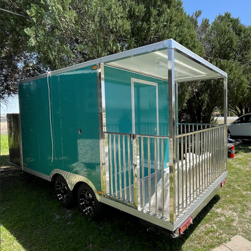 New 2021 Mobile Kitchen Food Concession Trailer with Porch