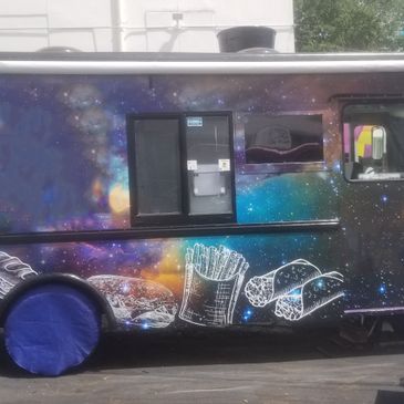 Space Wrapped Food Truck for Sale