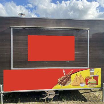 Wood Panel Design Food Trailer for Sale
