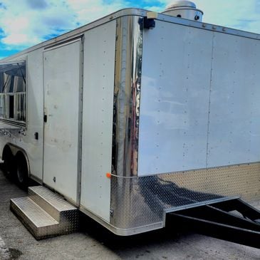 20' Food Trailer with Dual Serving Window