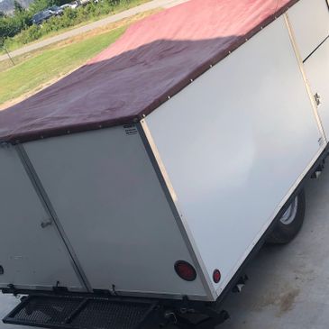 Mobile Food Trailer with Built-in Traeger Smoker