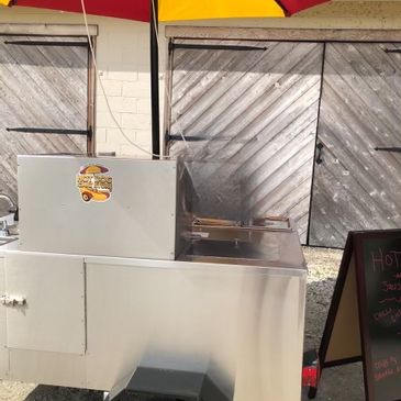 CaterPro Mobile Food Cart with Accessories