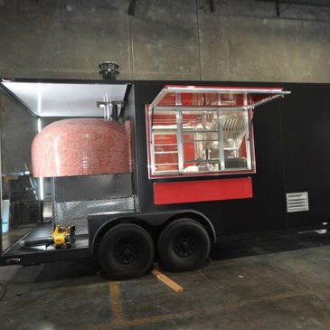 14x22 Brick Oven Pizza Trailer