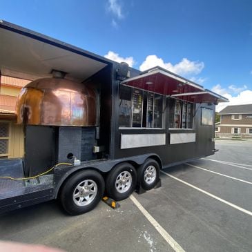 2018 Quad Food Trailer with Pizza Oven