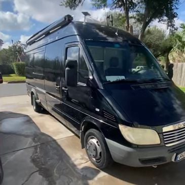 Passenger Van Converted to Food Truck