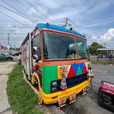 Gorgeously Decorated Food Bus for Sale