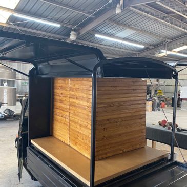 Ape Piaggio Mobile Bar and Flower Cart