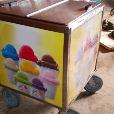 Italian Ice Push Cart, Barely Used
