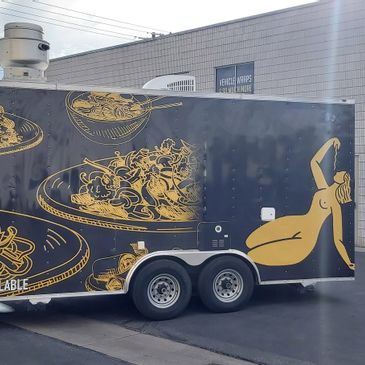 20' Concession Trailer with Wok Range
