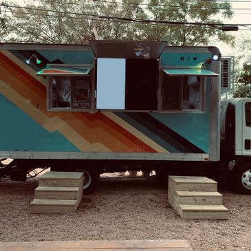 Unique Diesel Engine Food Truck