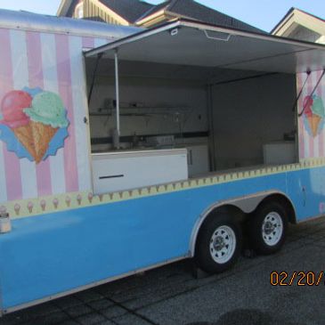 Ice Cream Mobile Concession Trailer