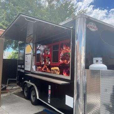 16-Foot Mobile Food Concession Trailer