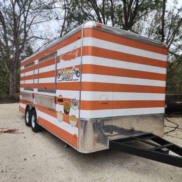 Custom Made 20-foot Food Trailer for Sale