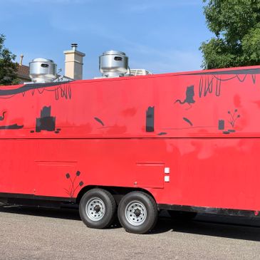 Completely loaded Cajun food concession trailer