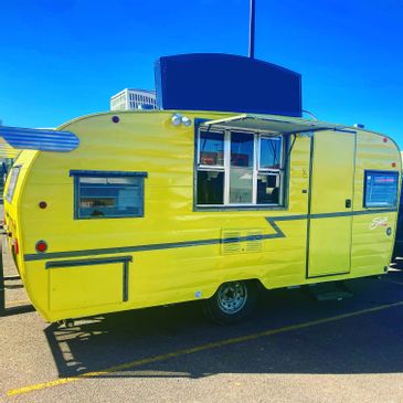 Adorable 1962 Shasta Camper converted to BRAND NEW Fried Chicken Food Trailer