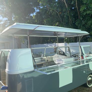 Vintage Van with Solar Panels