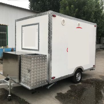 Wholesale Price food trucks mobile food trailer outdoor mobile solar trailer for BBQ