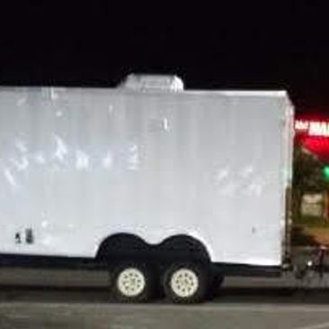 Italian Ice Concession Trailer and Sleeper Trailer