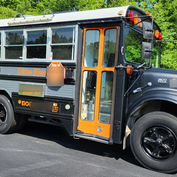 Unique "Shorty" School Bus Food Truck