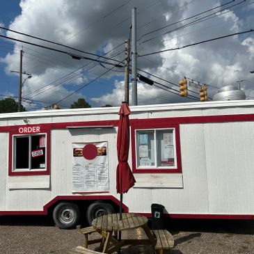 Custom Built, 24.5-Foot Food Trailer for Sale
