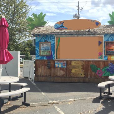 TIKKI TOK Shave Ice Concession Trailers