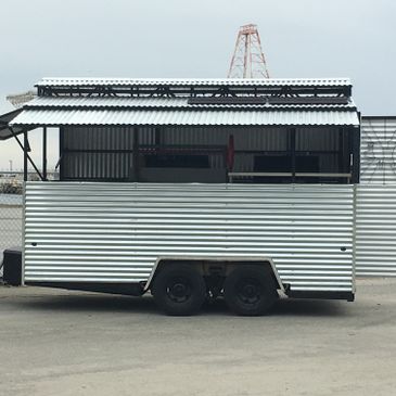100% Solar Powered Food Trailer for Sale