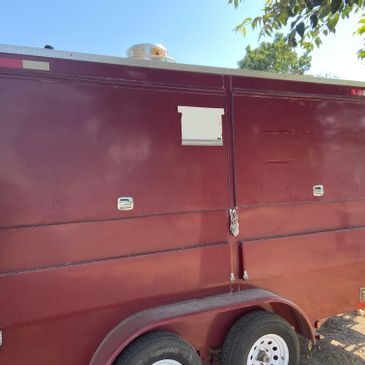 7x12 Rustic Food Trailer for Sale