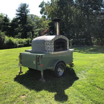 custom wood fired pizza oven