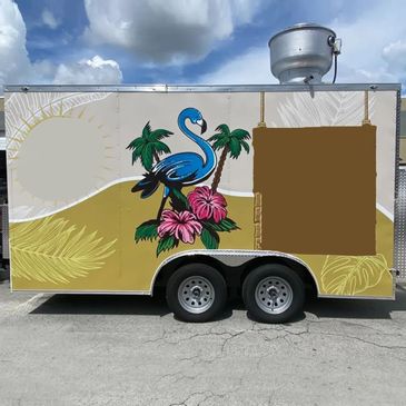 14-Foot, Fully Equipped Food Trailer for Sale
