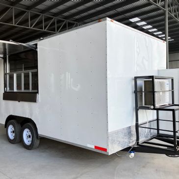 8' x 16' New 2023 Food Trailer w/ Fire Suppression