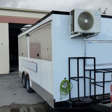 8.5 x 18 food trailer fully loaded
