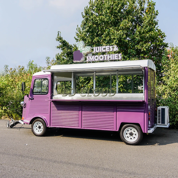 2022 Electric Road Food Trailer with Marquee