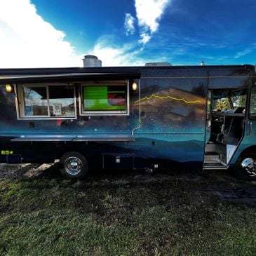 Food Truck and Food Commissary Trailer Combo.