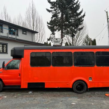 Red Food Bus for Sale