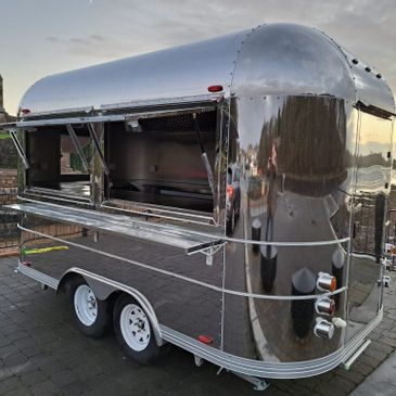 New Stainless Steel Food Trailer