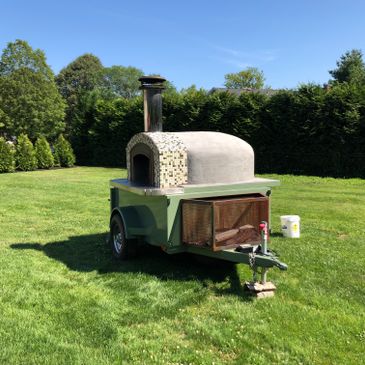 custom wood fired pizza oven