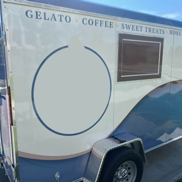 One of a Kind Gelato and Coffee Trailer