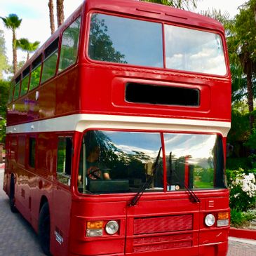 EXTREMELY RARE DOUBLE-DECKER PIZZA BUS