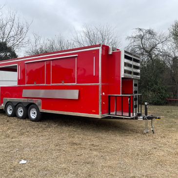 Brand New 24ft Concession Open-Porch Trailer