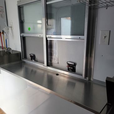 Lush Green 7x16 Food Trailer