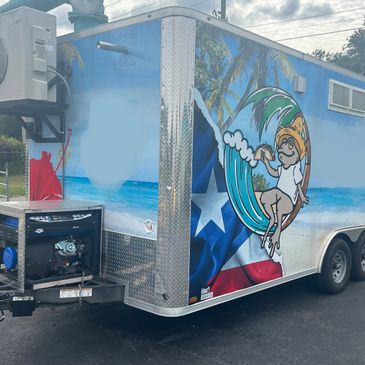 18-Foot Food Trailer for Sale, Fully Equipped