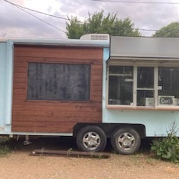 Clean, functional food concession trailer.