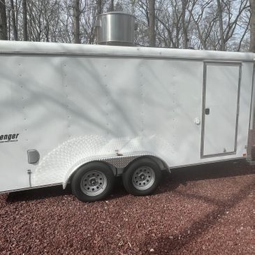 Unwrapped 16' Food Trailer for Sale