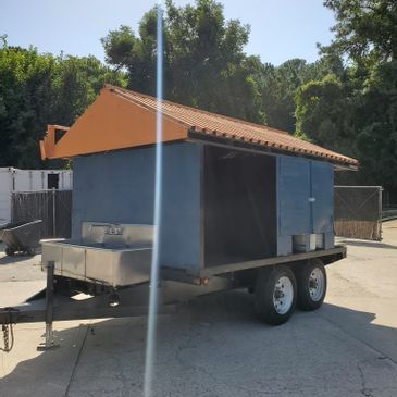 Wood-Fired Pizza Oven Food Trailer