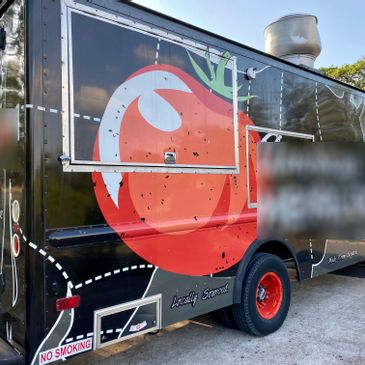 Gorgeous Food Truck with a TV