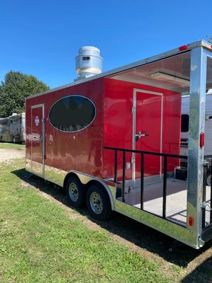 14' V-Nose Food Trailer with 6' Porch - Freedom / unknown / 2014 - For ...