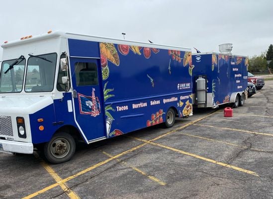 Combo 22' Food Trailer and 1999 GMC Grumman/Olson Delivery Truck ...