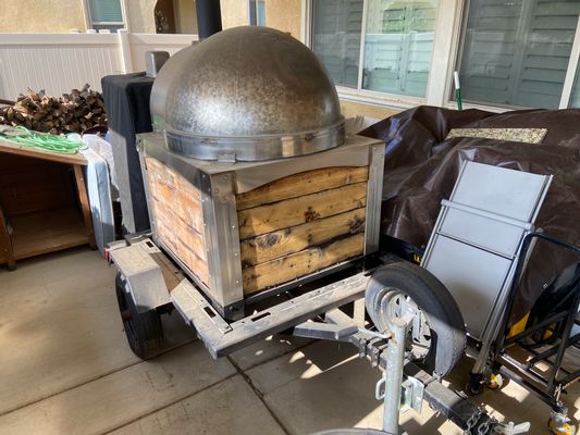 Custom Built Wood Fired Pizza Oven Trailer Custom Built Custom Built 2016 For Sale